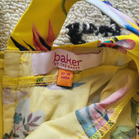 Ted Baker Girls Sleeveless Printed Dress - 12-18 months - Picture 3 of 3